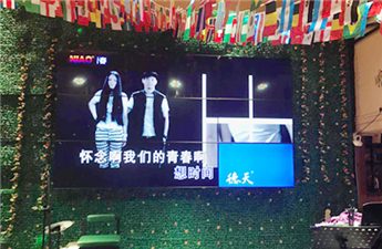 東莞某音樂餐廳拼接屏項目